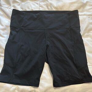 Lululemon biker shorts size 12